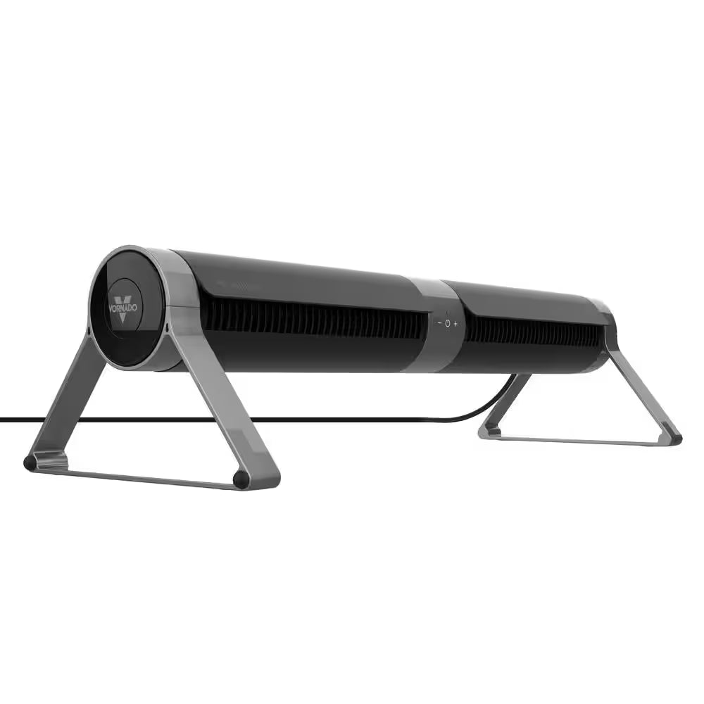 AIRBAR Four 35 In. 3 Fan Speeds Tower Fan in Black with Adjustable Feet to Convert to Airbar
