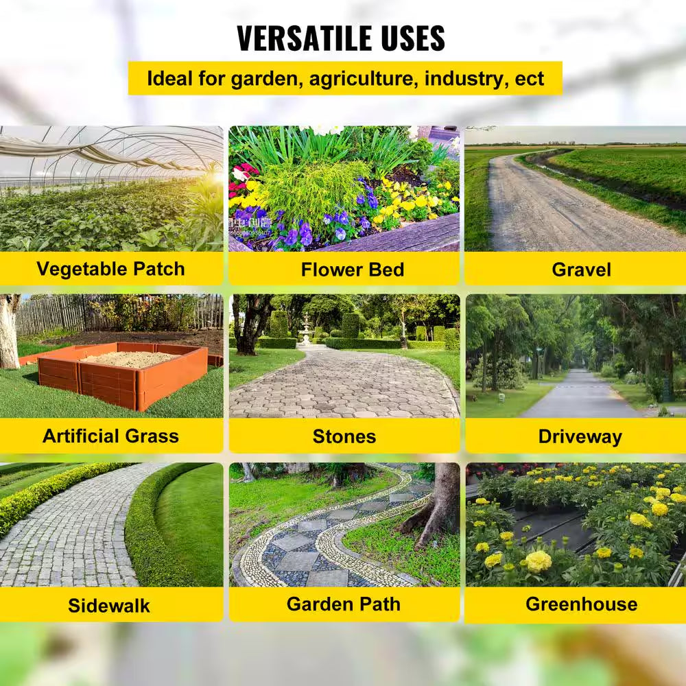 Weed Barrier Fabric Heavy Duty 3 Ft.X300Ft. Woven Weed Blocker Gardening Mat 3.2OZ Garden Geotextile Weed Control Fabric