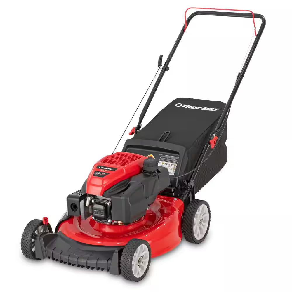 21 In. 163Cc OHV Engine Push 3-In-1 Gas Walk behind Lawn Mower with Tri-Action Cutting System