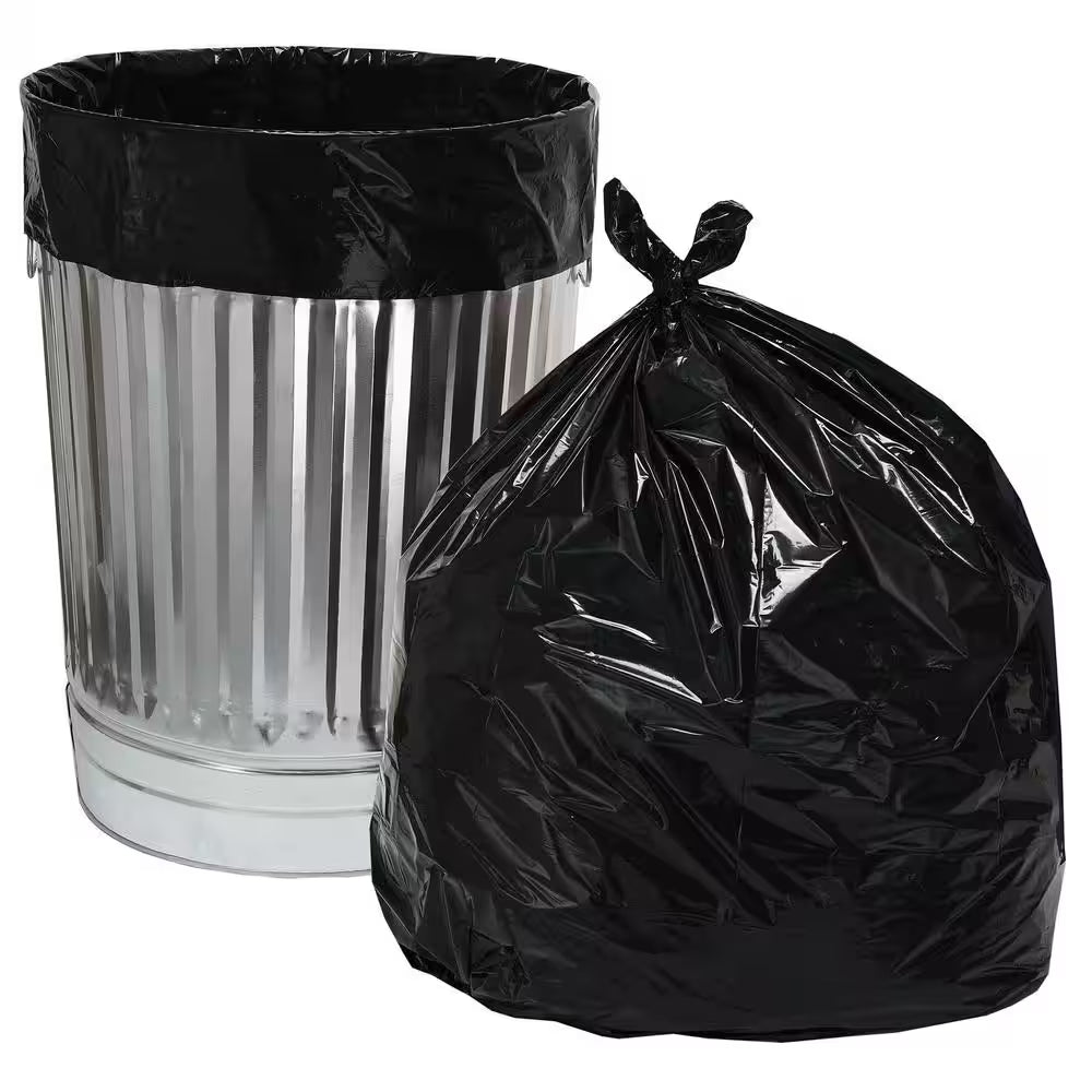 20 Gal.-30 Gal. 1.5Mil (Eq) 30 In. X 36 In. Low-Density Plastic Garbage Trash Bags (100-Count)
