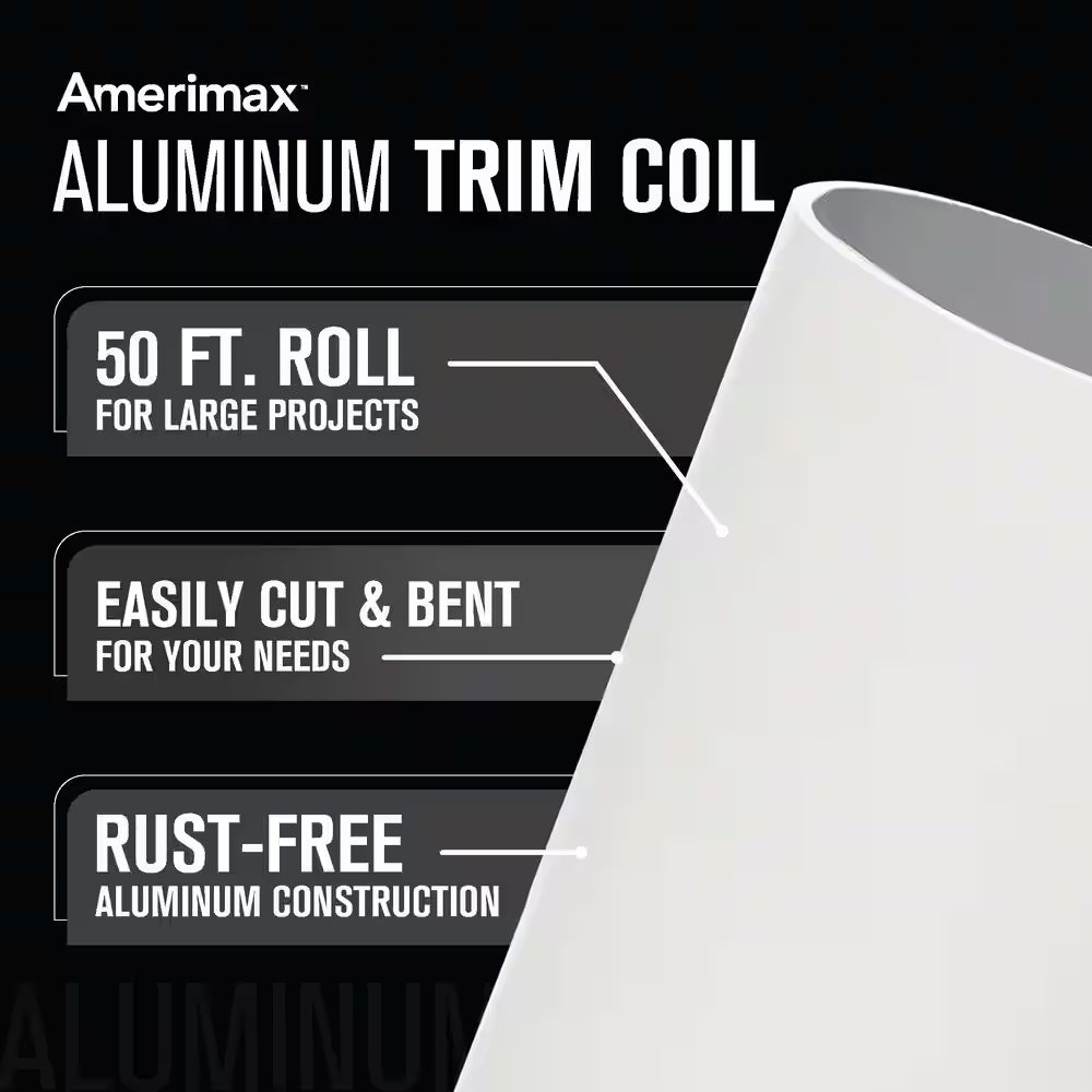24 In. X 50 Ft. Bright White Aluminum Trim Coil