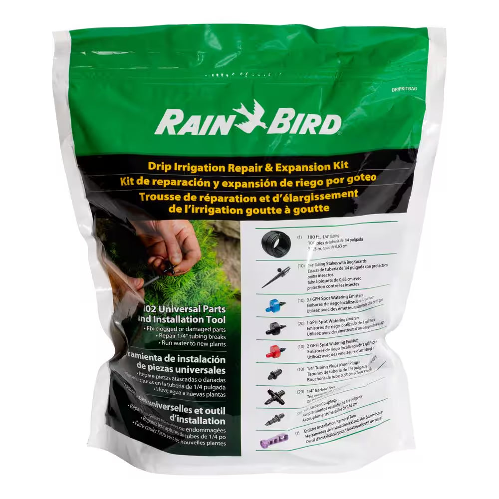 Drip System Expansion and Repair Kit in a Bag