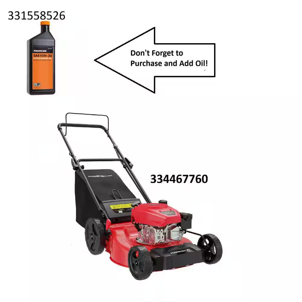 21 In. 144Cc OHV 4-Stroke Engine 3-In-1 Gas Push Lawn Mower