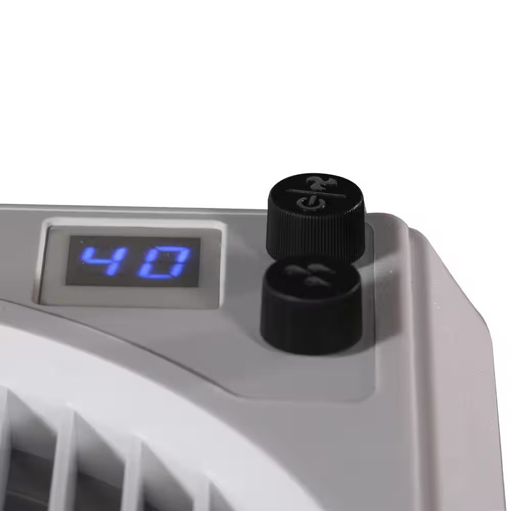 SPACE SAVER 6-Gal. Cool Mist Evaporative Whole House Humidifier for 2,300 Sq. Ft., White