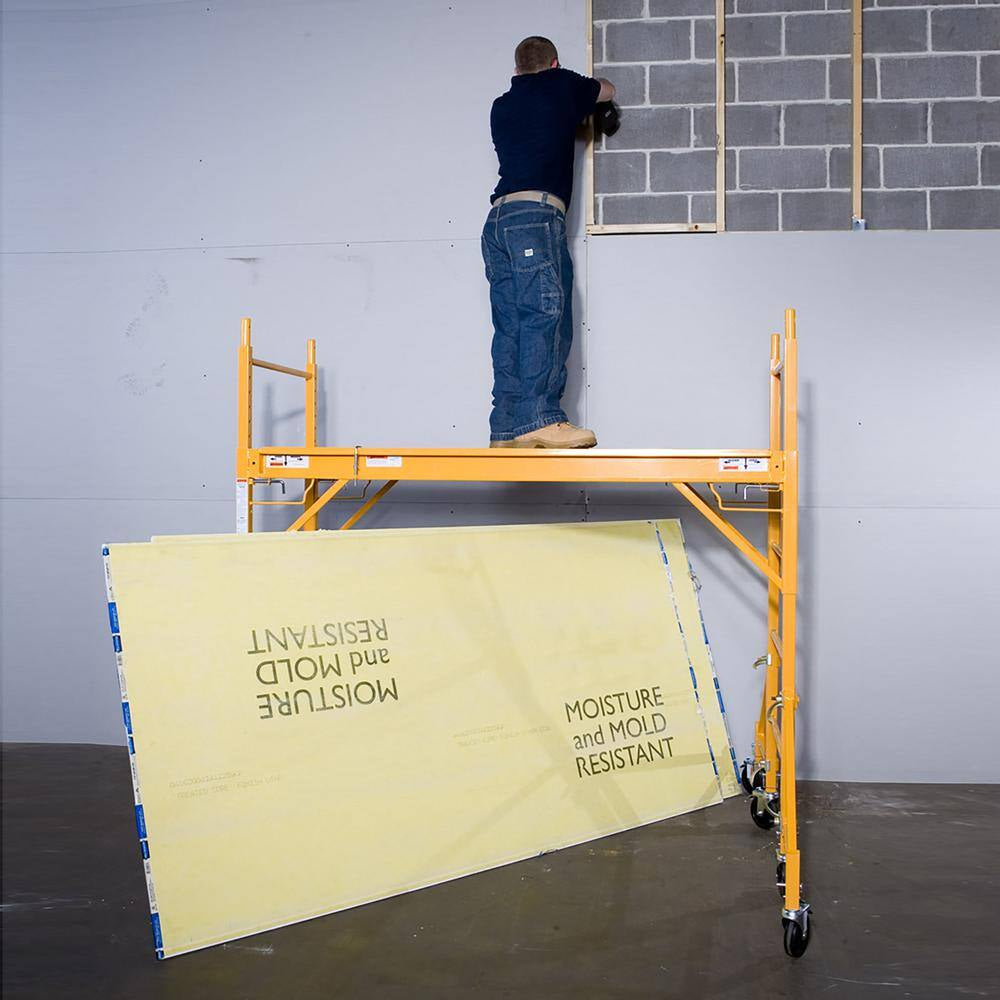 6 Ft. X 6 Ft. X 2.4 Ft. Multi-Use Drywall Baker Scaffolding with 1000 Lb. Capacity