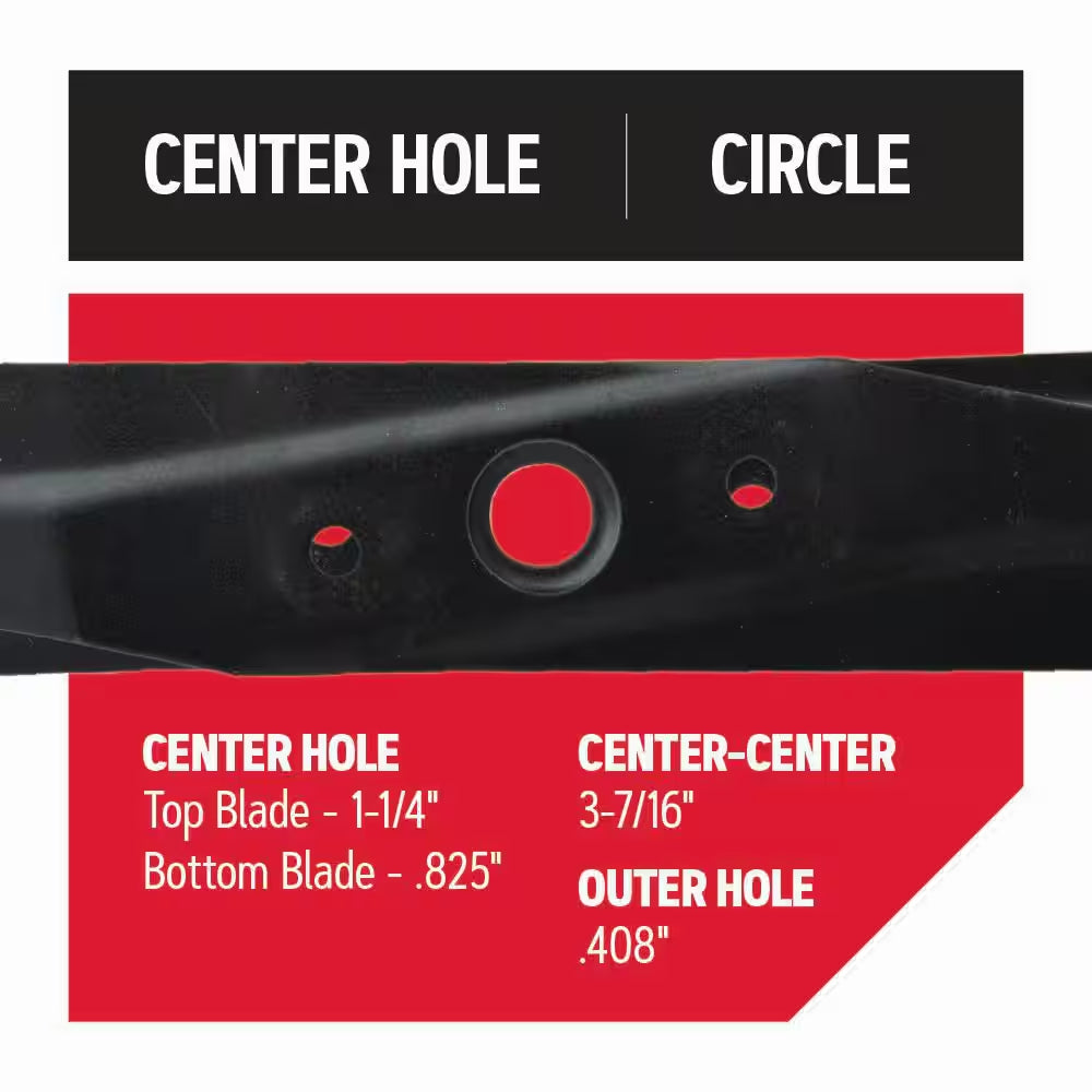 Lawnmower Blades for 21 In. Honda Push and Propelled Mower, Tungsten Carbide Coated, Set of 2 (21HAR2TN2)