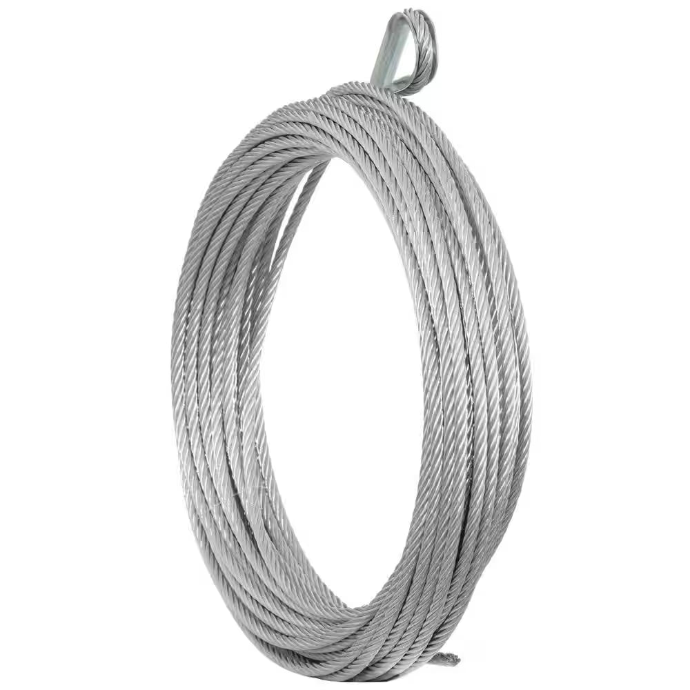 3/16 In. X 50 Ft. Galvanized Uncoated Steel Wire Rope