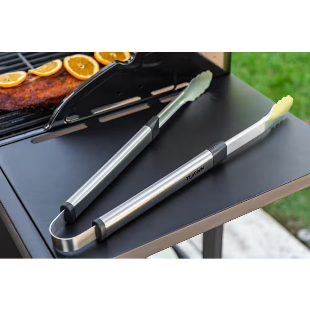 Grill Tool Set with Stainless Steel Handles (8 Piece)