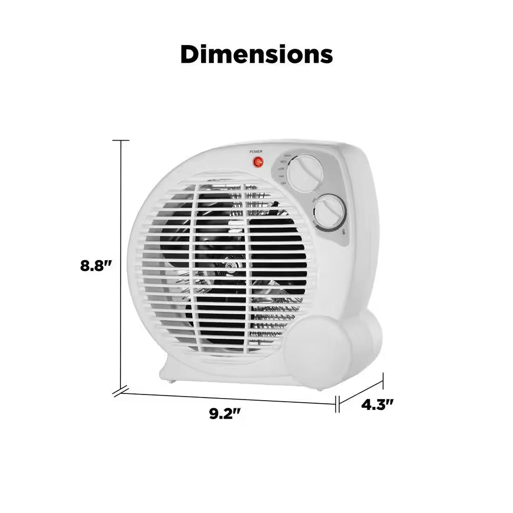 1500-Watt Electric Fan Forced Portable Heater