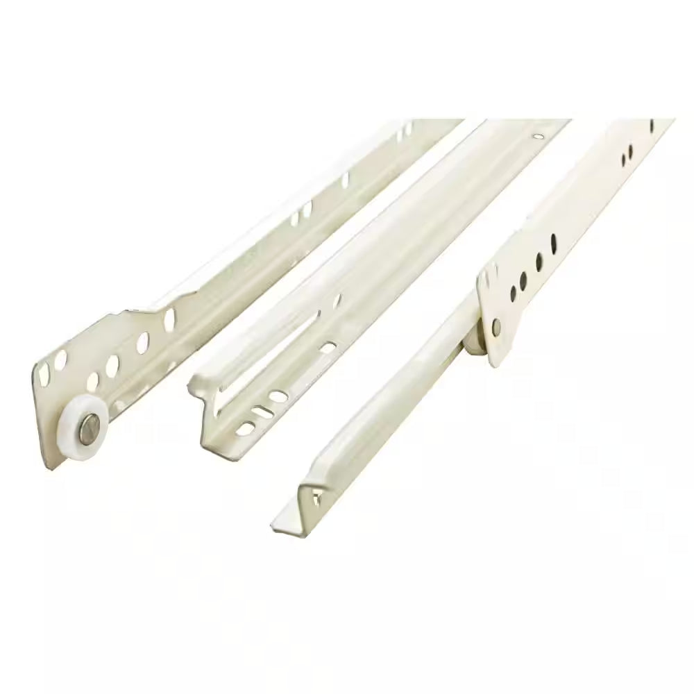 1 Pair 20 In. Self-Closing Bottom Mount Drawer Slide Set 1-Pair (2 Pieces)