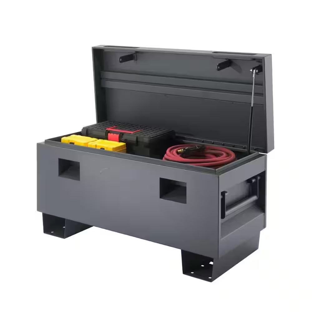 36 In. Job Site Box, Gray