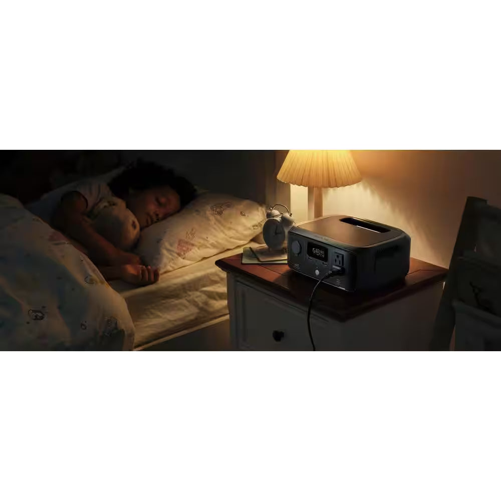 245 Wh River-3, 300-Watt Output, LFP Power Station, Home Backup, Camping, Push-Button Start Battery Generator