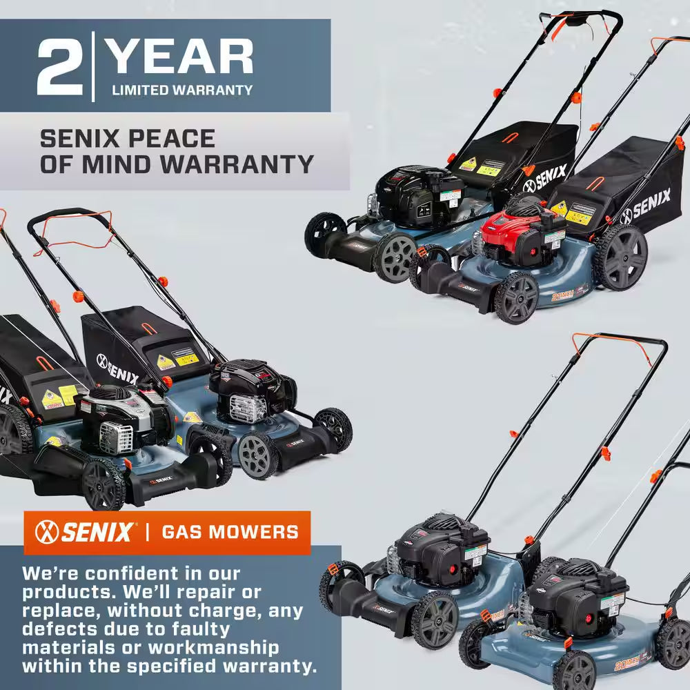 20 In. 144Cc 4-Cycle Gas Push Lawn Mower with Side Discharge