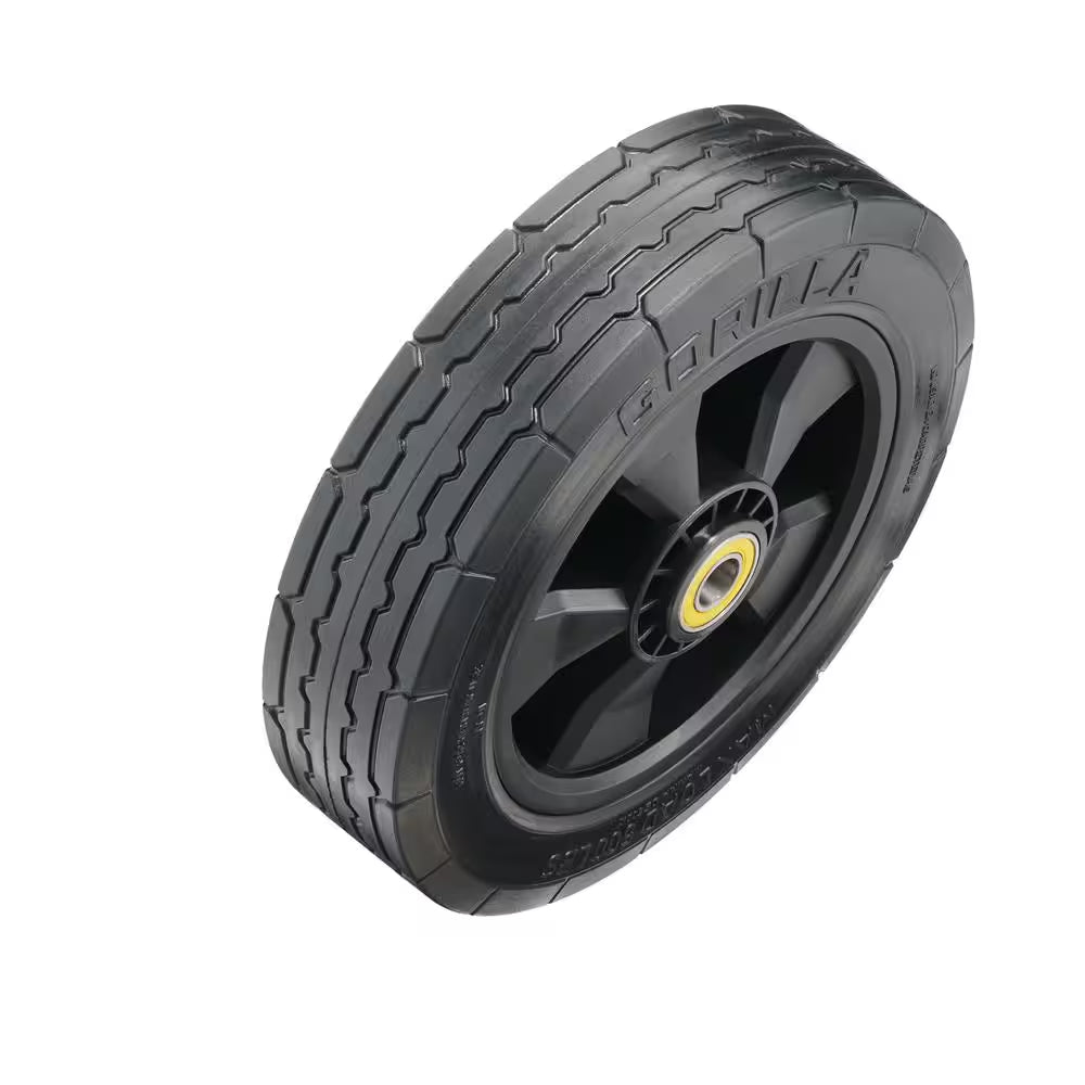 10 In. Heavy-Duty No-Flat Hand Truck Replacement Tire