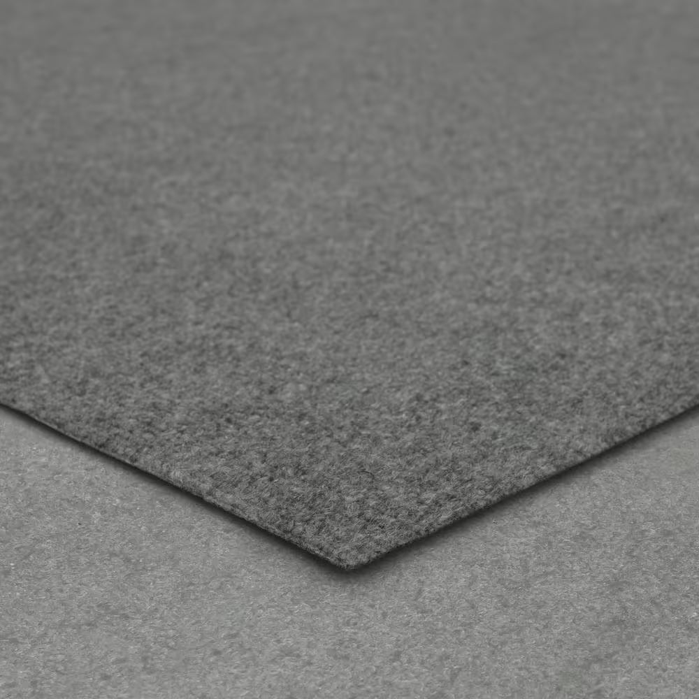 Unbound Smoke Gray Ribbed 6 Ft. X 8 Ft. Indoor/Outdoor Area Rug