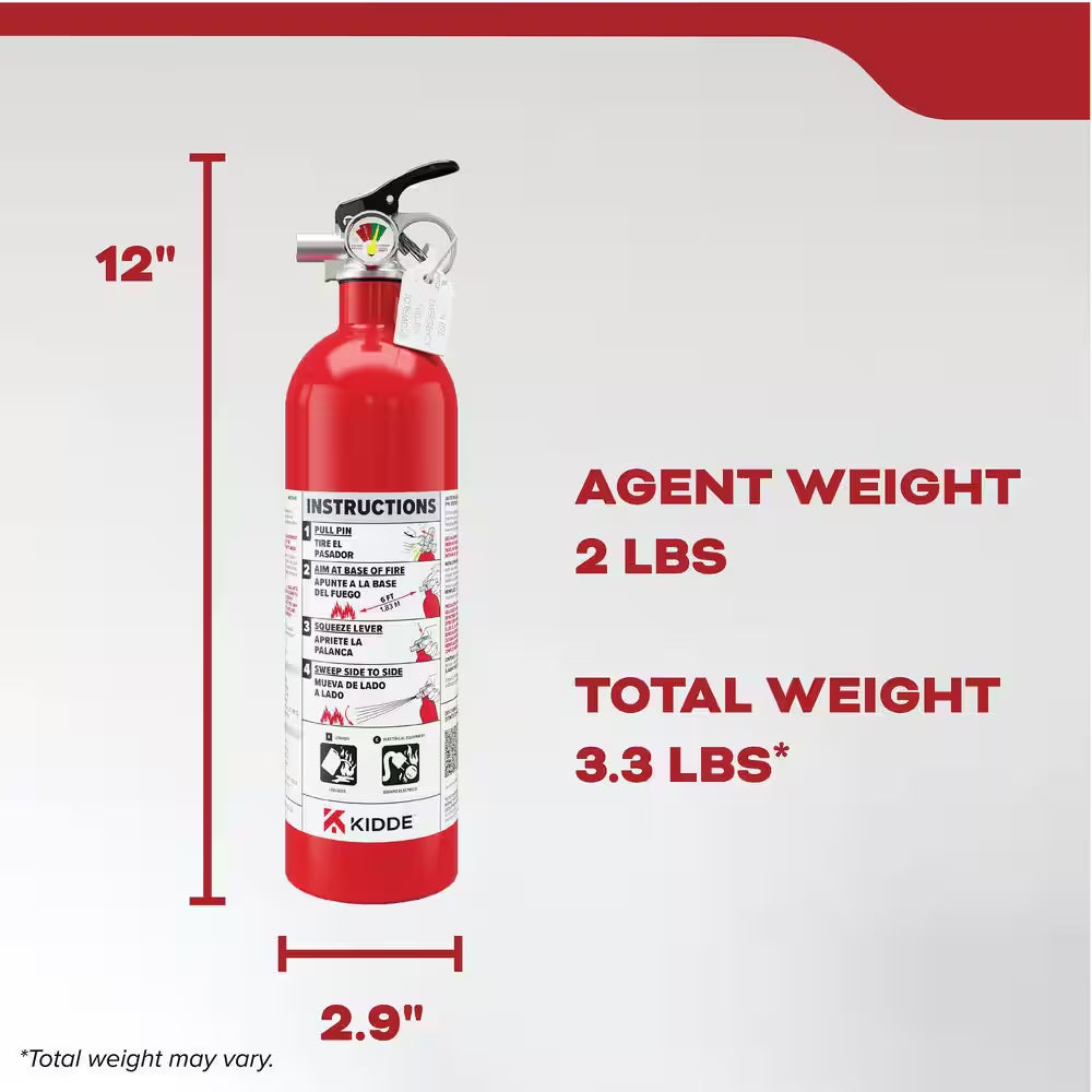 Home and Workshop 5-B:C Class BC 2 Lb. Fire Extinguisher 21031882