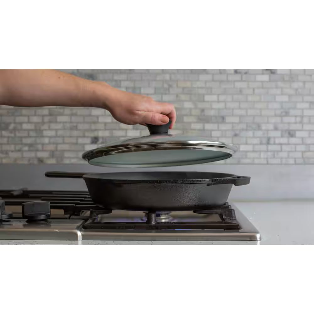 10.25 In. Glass Lid for Cast Iron Skillet