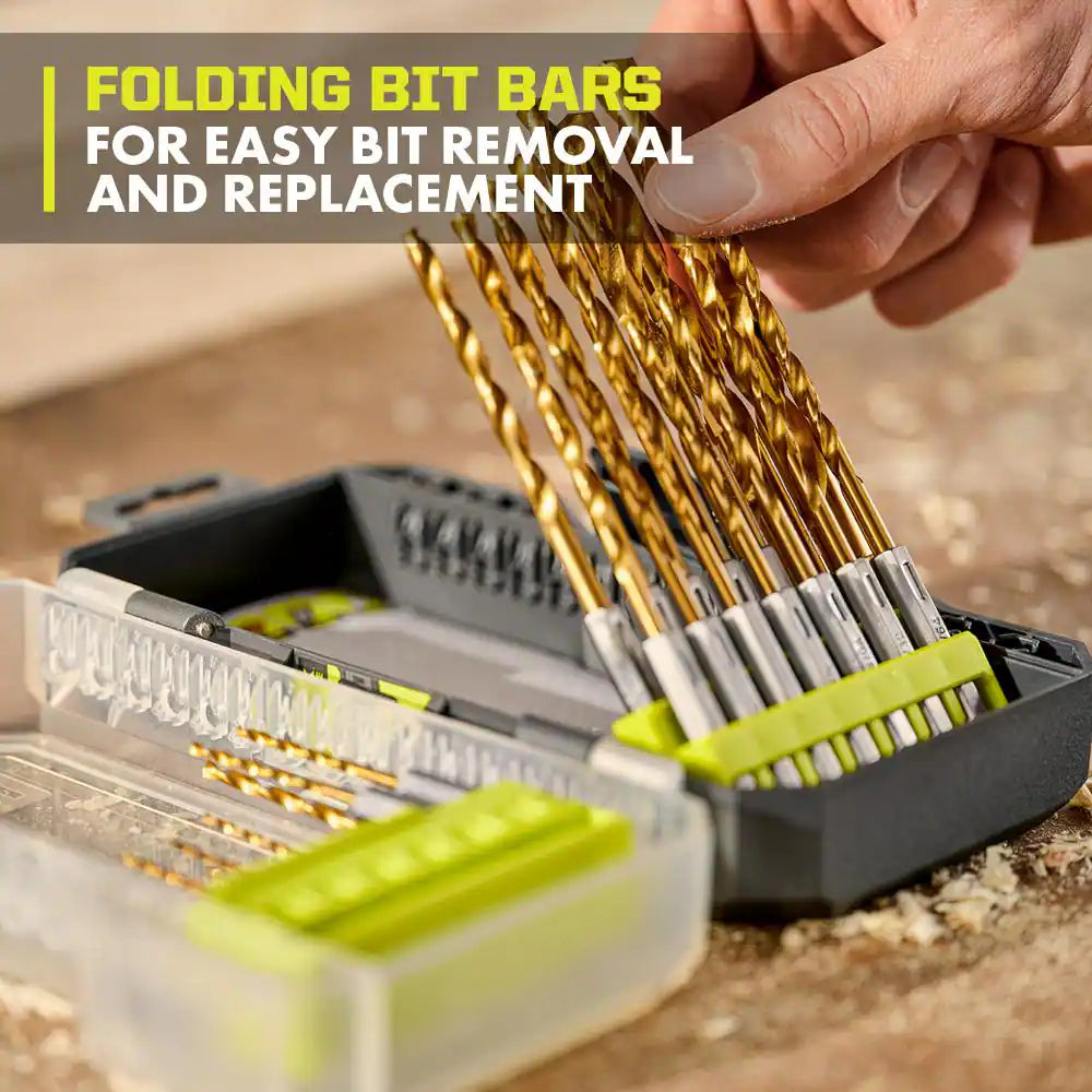 Titanium Drill Bit Set (22-Piece)