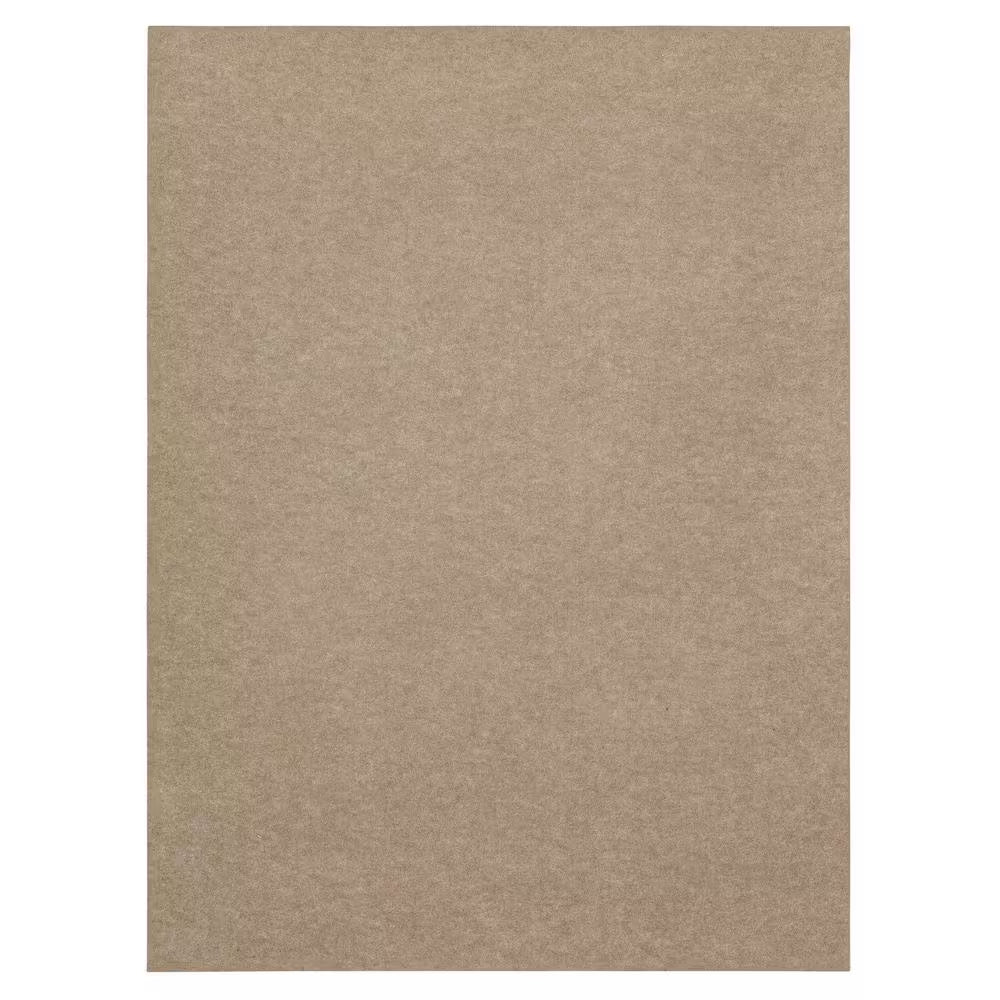 Ribbed Taupe 6 Ft. X 8 Ft. Indoor/Outdoor Area Rug
