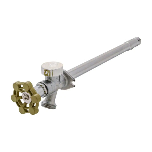 1/2 In. X 3/4 In. X 10 In. MPT X SWT X MHT Brass Anti-Siphon Frost Free Sillcock Valve with Multi-Turn Operation