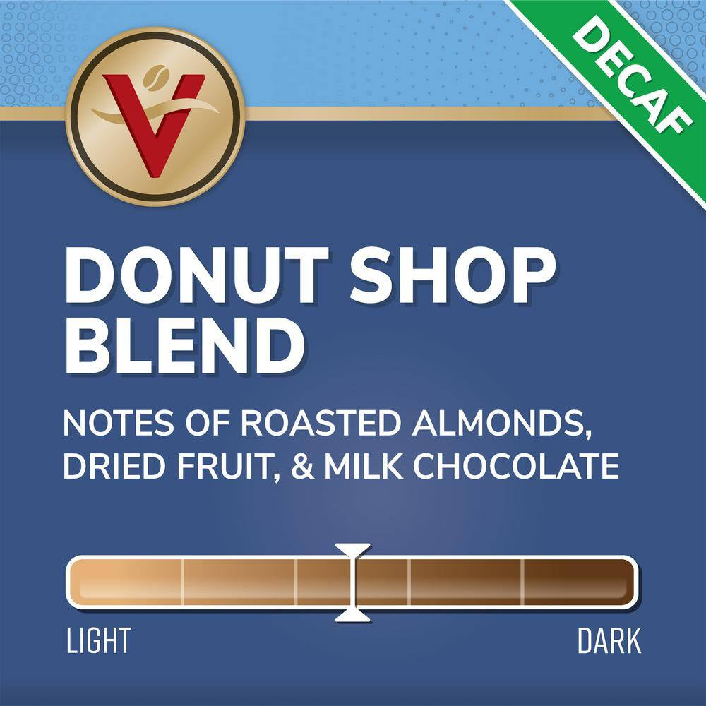 Decaf Donut Shop Blend Coffee Medium Roast Single Serve Coffee Pods for Keurig K-Cup Brewers (80 Count)