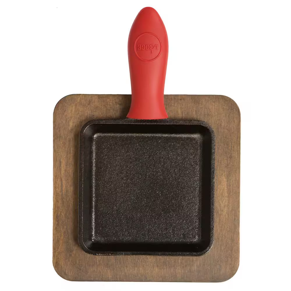 5.5 In. Square Cast Iron Skillet
