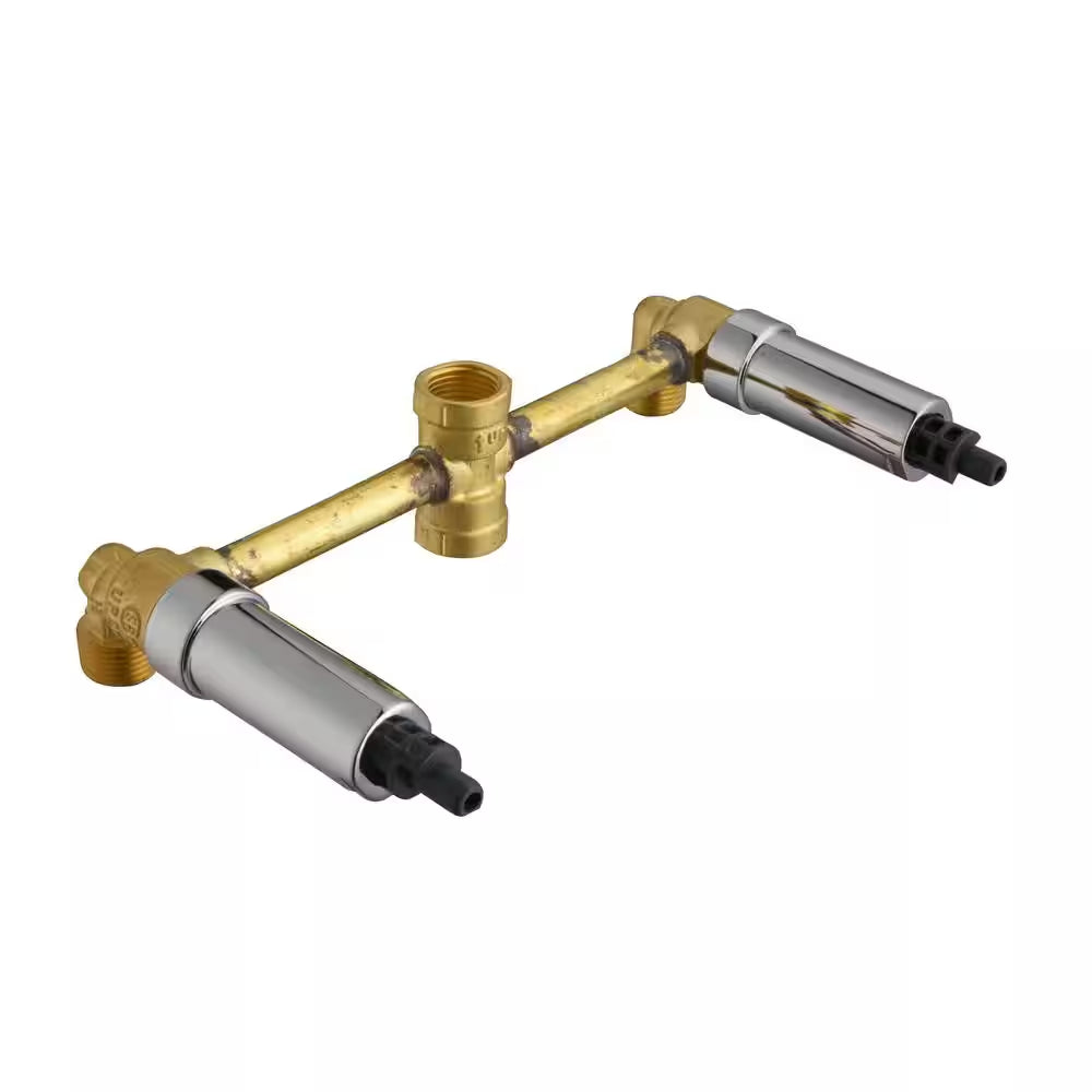 Aragon Double Handle 1-Spray Shower Faucet 1.75 GPM in Chrome
