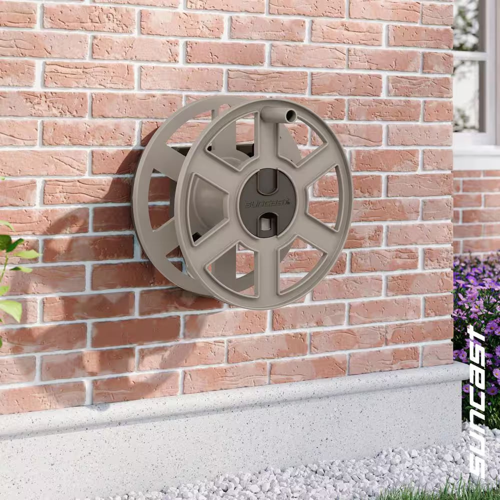 100 Ft. Sidewinder Wall Mount Hose Reel, Light Taupe