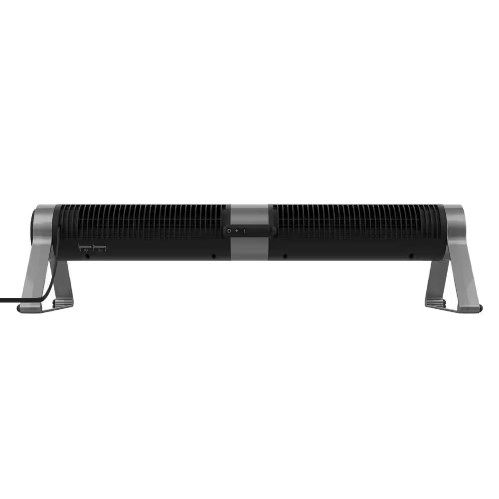 AIRBAR Four 35 In. 3 Fan Speeds Tower Fan in Black with Adjustable Feet to Convert to Airbar