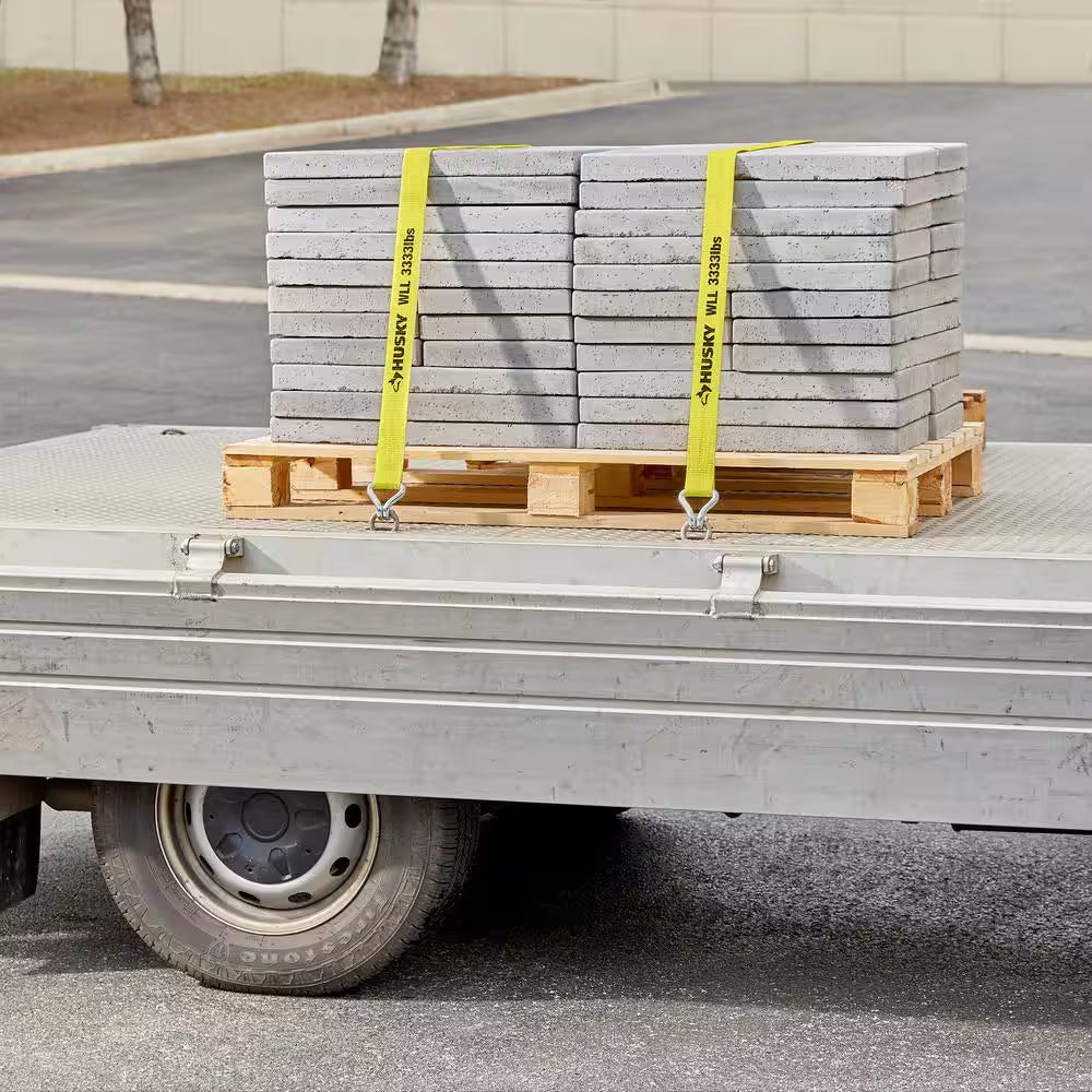 27 Ft. X 2 In. Heavy-Duty Ratchet Tie-Down Strap with J Hook