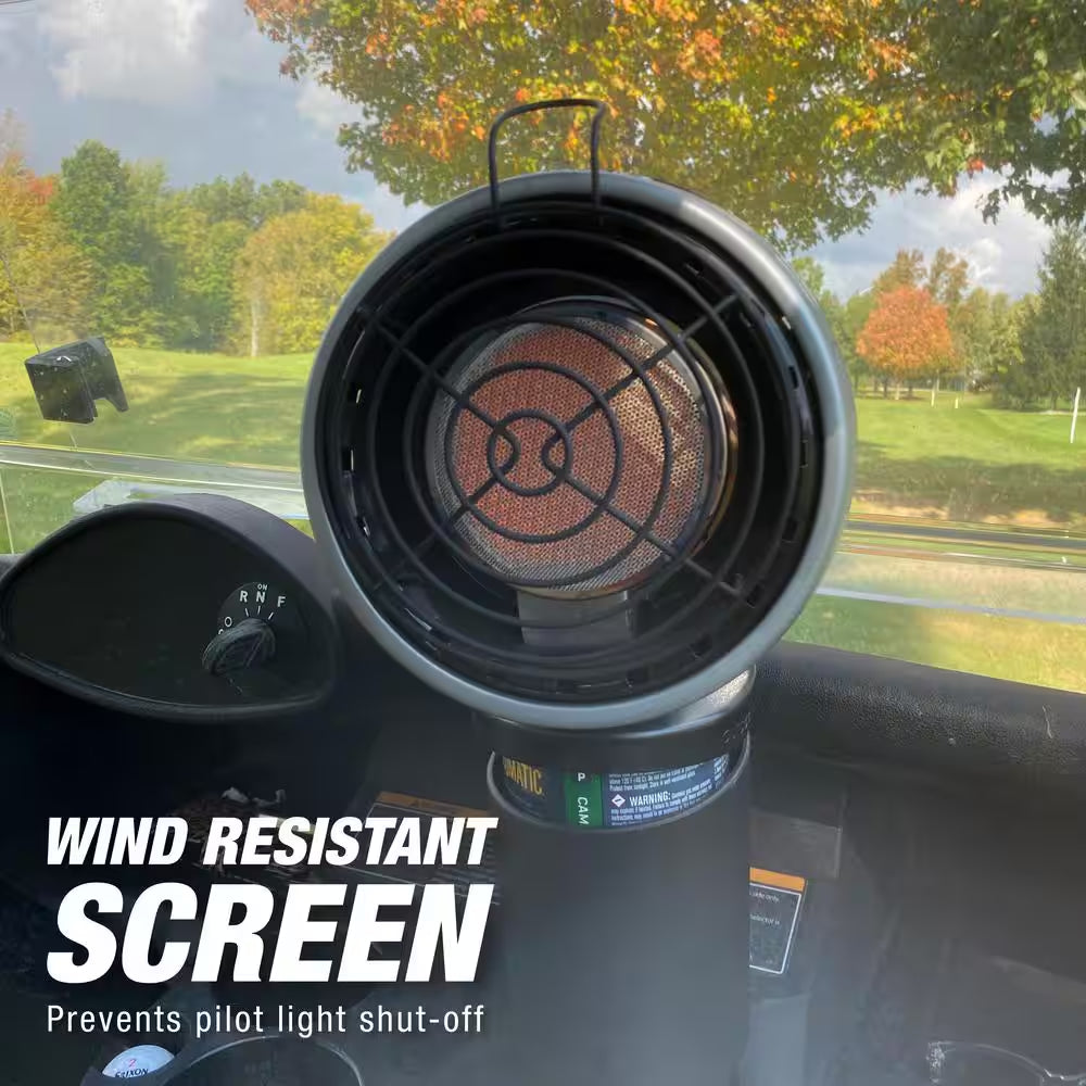 4,000 BTU Radiant Propane Outdoor Golf Cart Heater