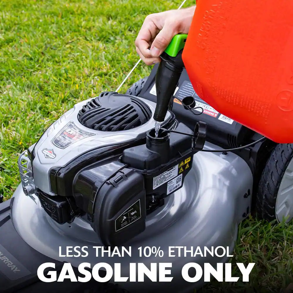 21 In. 140 Cc Briggs and Stratton Walk behind Gas Push Lawn Mower with Height Adjustment and with Mulch Bag