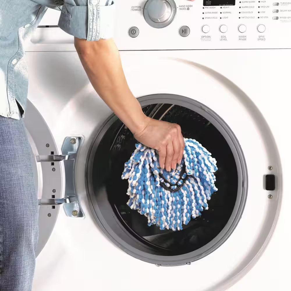 Rinseclean Clean Water Microfiber Spin Mop and Bucket System, Clean with Clean Water