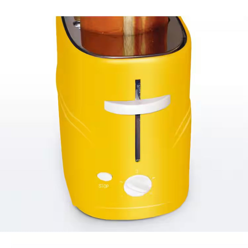 Double Slot Hotdog Toaster in Yellow