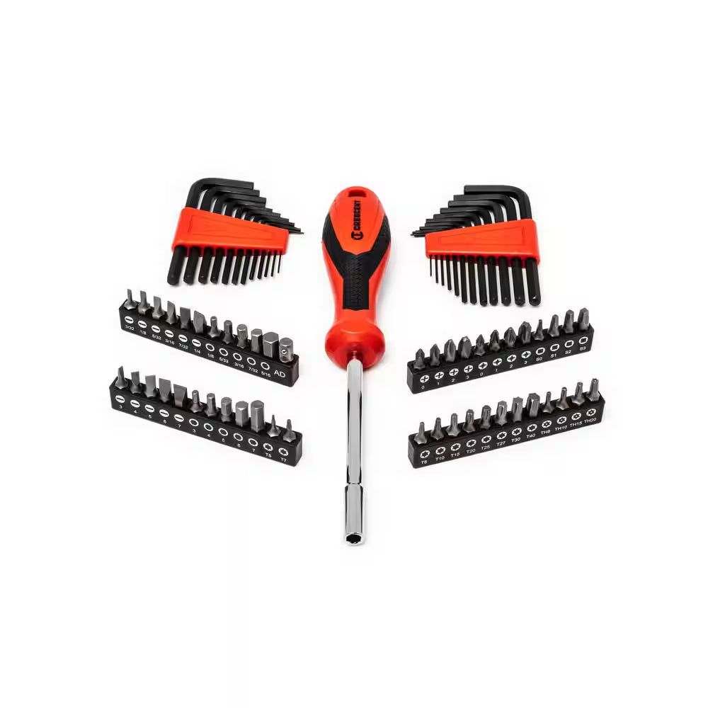 1/4 In. and 3/8 In. Drive 6-Point Standard Sae/Metric Mechanics Tool Set with Case (150-Piece)