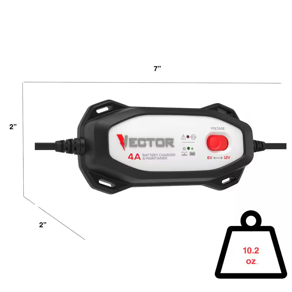4 Amp Battery Charger/Maintainer