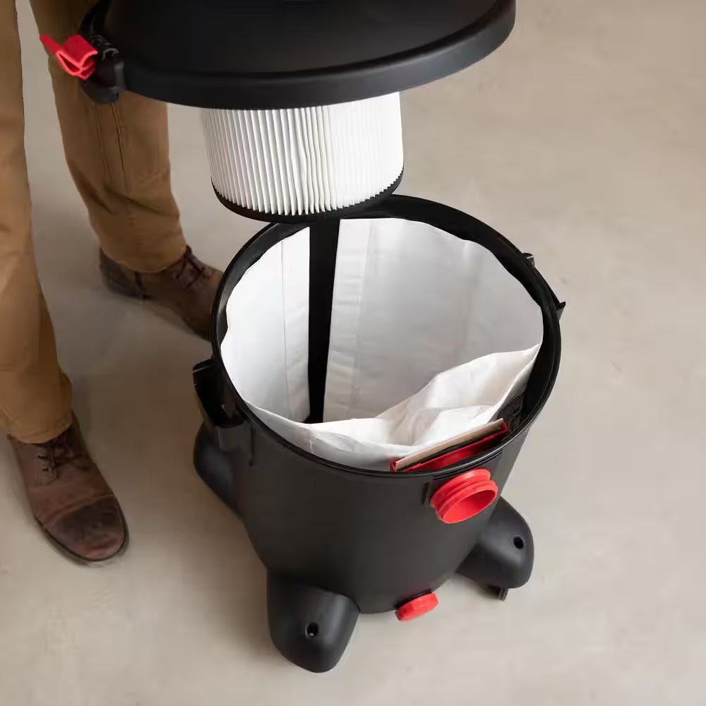General Debris VF2005 Wet Dry Vac Dry Pick-Up Only Dust Collection Bags for 10-14 Gal. Shop-Vac Brand Shop Vacuums (3Pk)