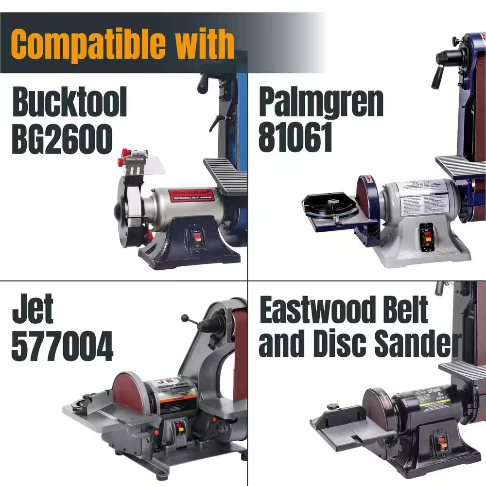 2 In. X 42 In. 60/80/120/180/240/400-Grit Sanding Belt Assortment for Belt Sander, Belt and Disc Sander (12-Pack)