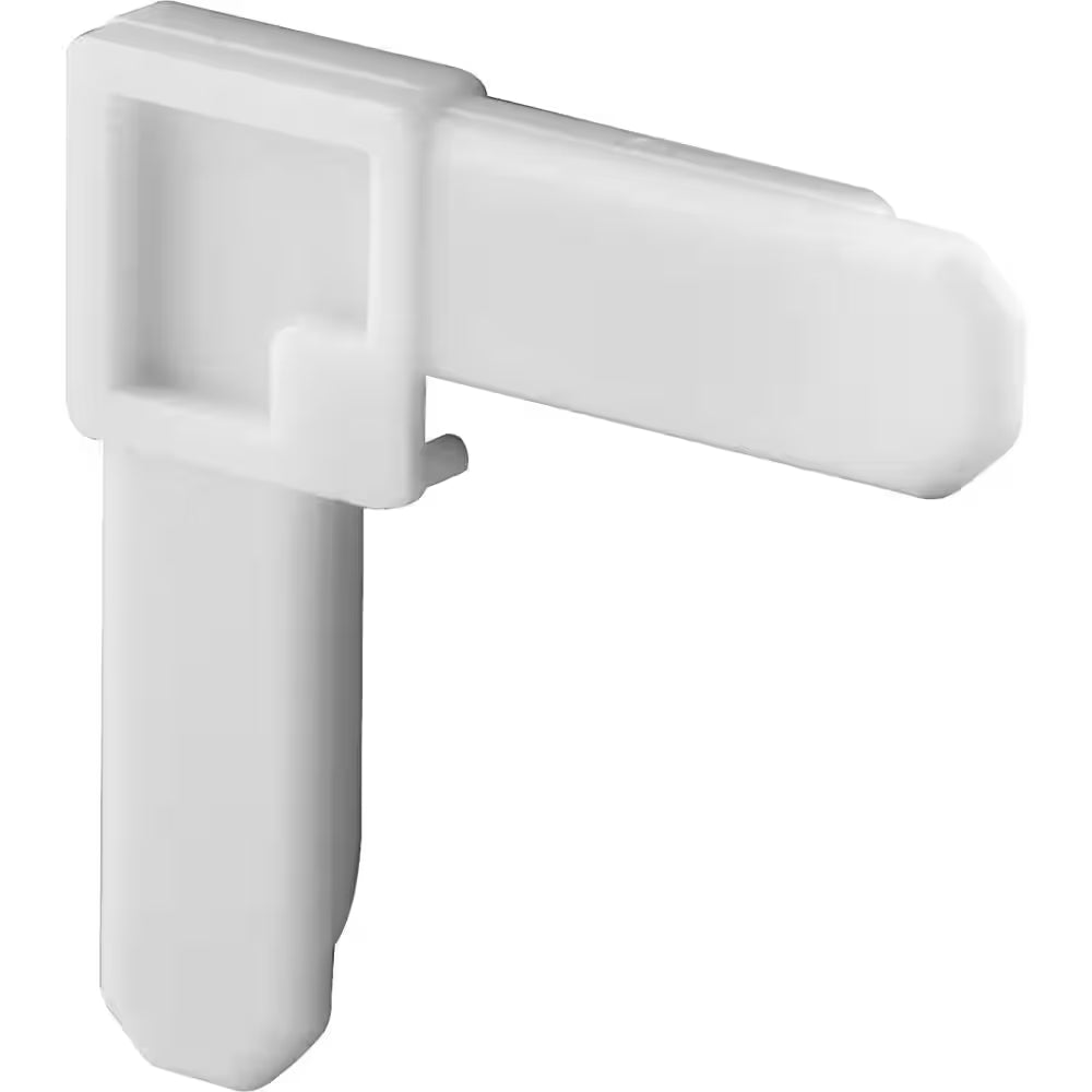Screen Frame Corner, 5/16 In. X 3/4 In., White Plastic (50-Pack)
