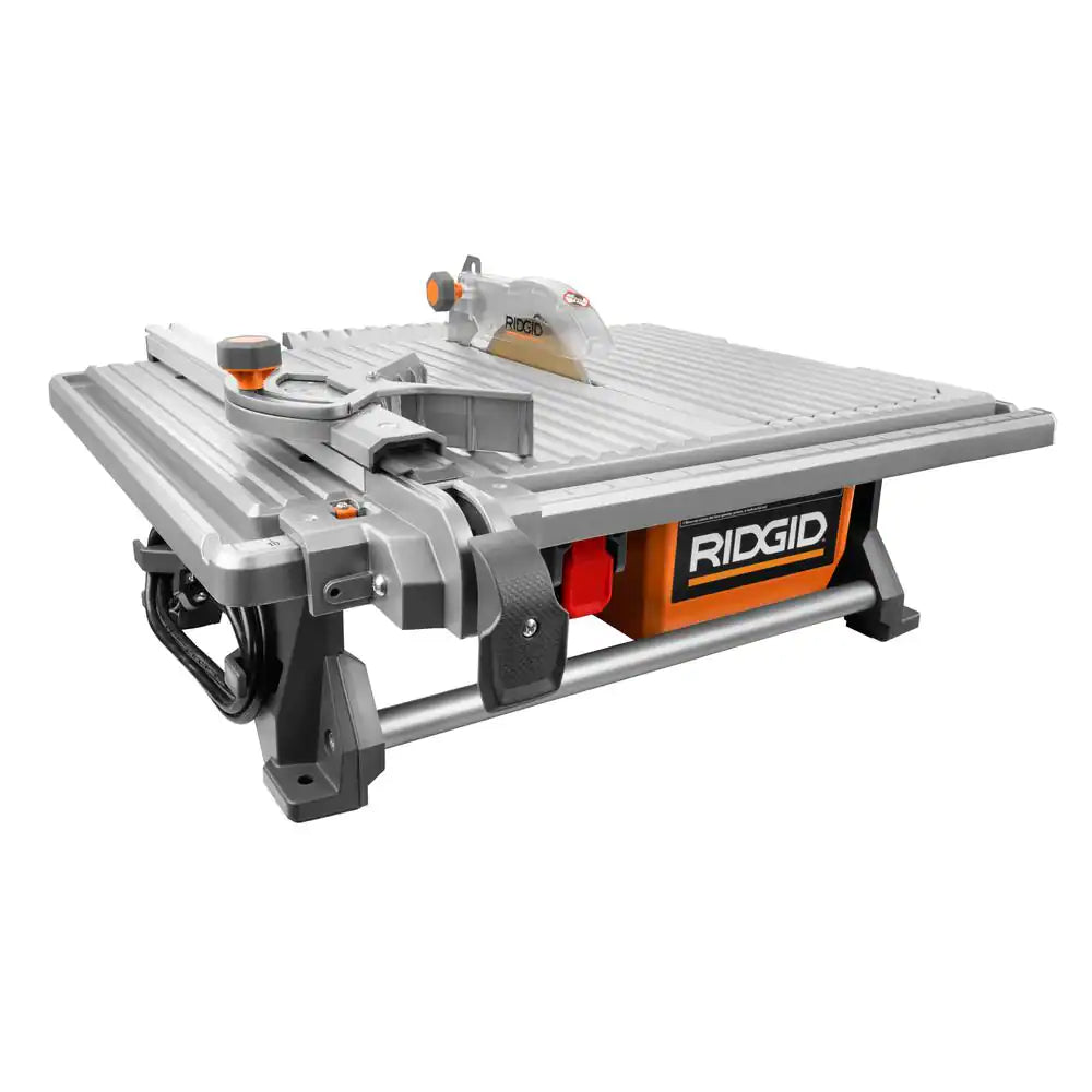 6.5-Amp 7 In. Blade Corded Table Top Wet Tile Saw
