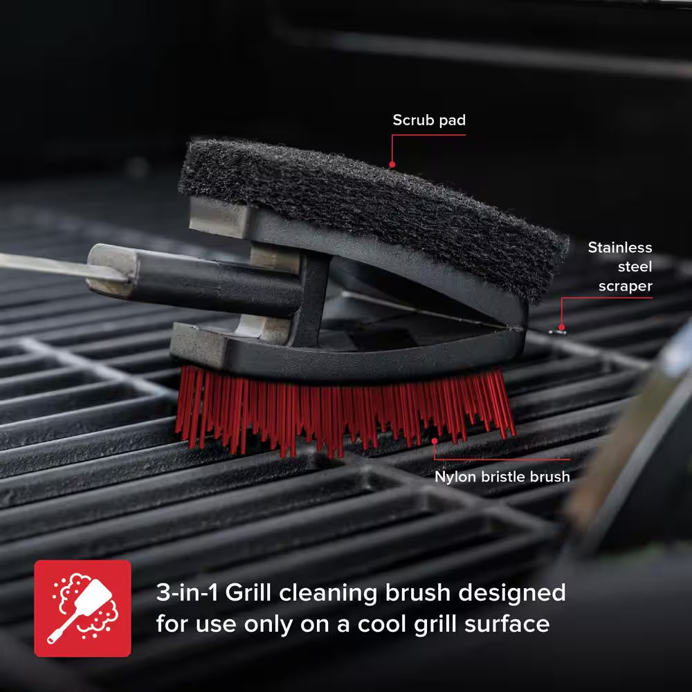 4 Pieces Grill Stainless Steel Tool Set