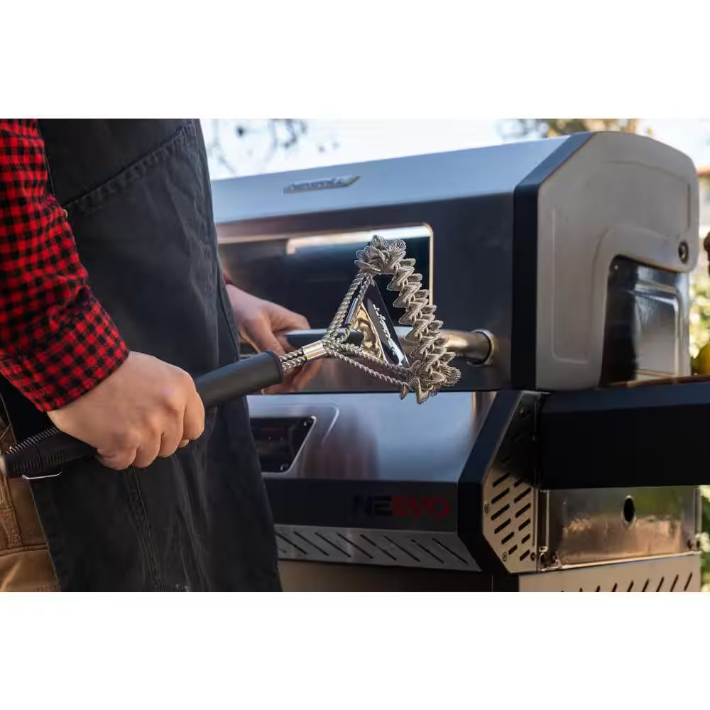 Bristle Free Grill Brush and Scraper Grill Accessory