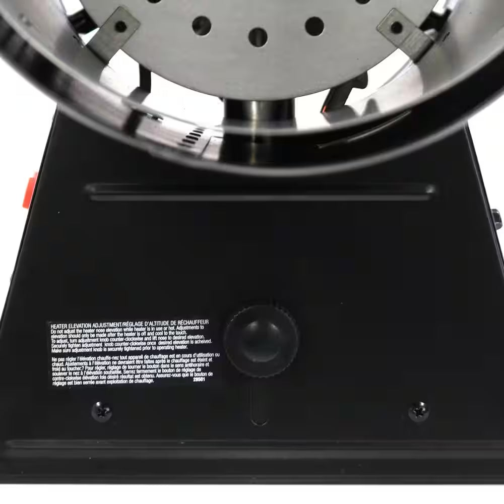 125,000 BTU Forced Air Propane Outdoor Space Heater with Quiet Burner Technology (3,000 Sq. Ft. Heating Area)