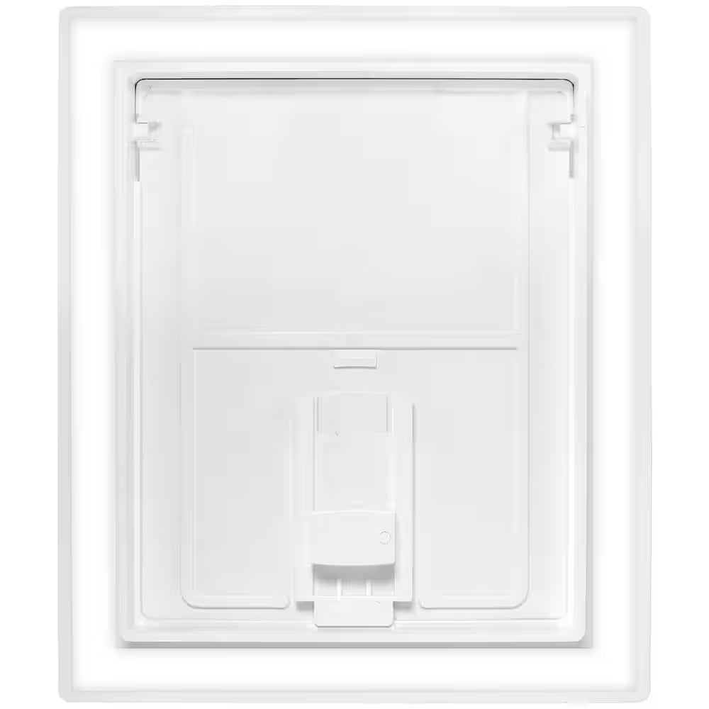 6 In. X 7 In. Easy Install Flush Mount Wall/Ceiling Plastic Access Door Panel with Frame and Child-Resistant Latch