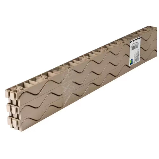 24 In. Horizontal Plastic Roof Closure Strips (6-Pack)