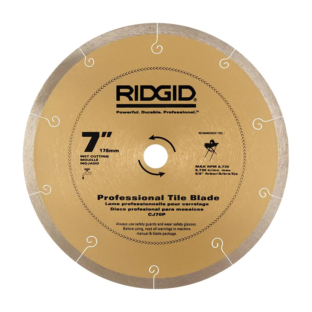 6.5-Amp 7 In. Blade Corded Table Top Wet Tile Saw