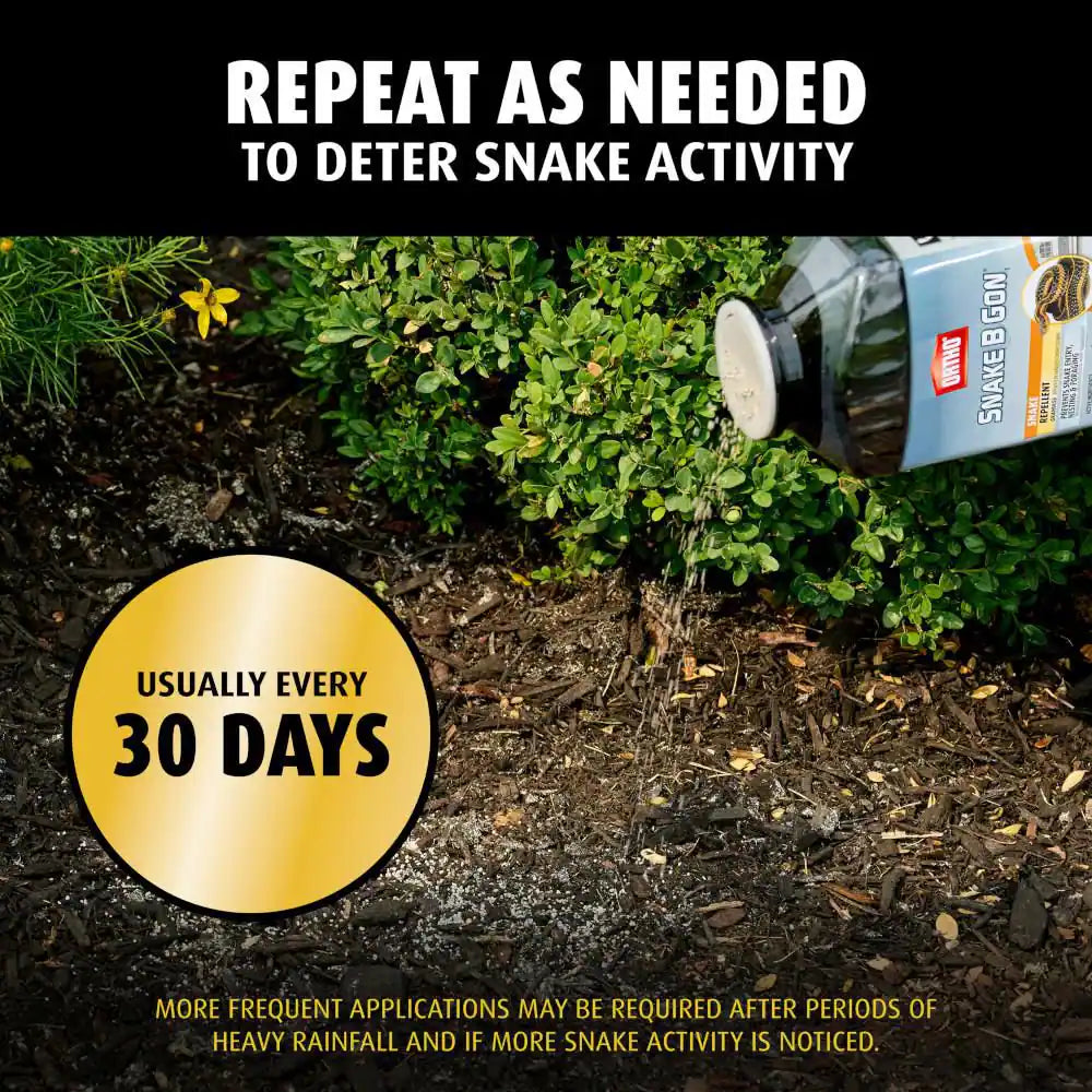 Snake B Gon1-Snake Repellent Granules, No-Stink Formula, Covers up to 1,440 Sq. Ft. 2 Lbs.