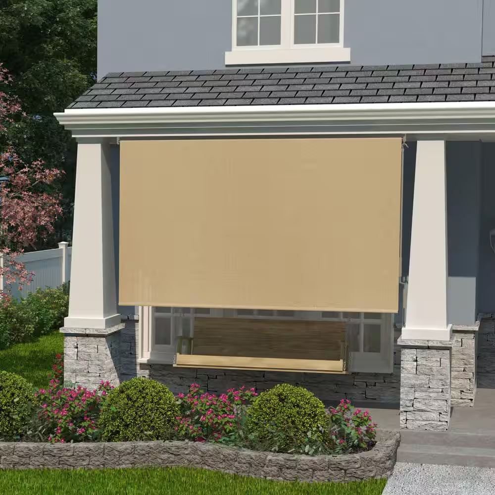 Southern Sunset UV Blocking Fade Resistant Fabric Exterior Roller Shade 72 In. W X 72 In. L