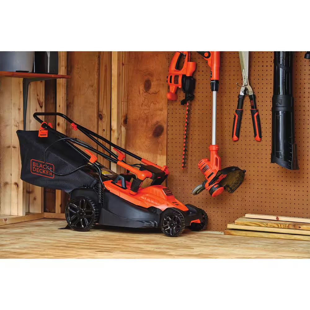 15 In. 10 AMP Corded Electric Walk behind Push Lawn Mower