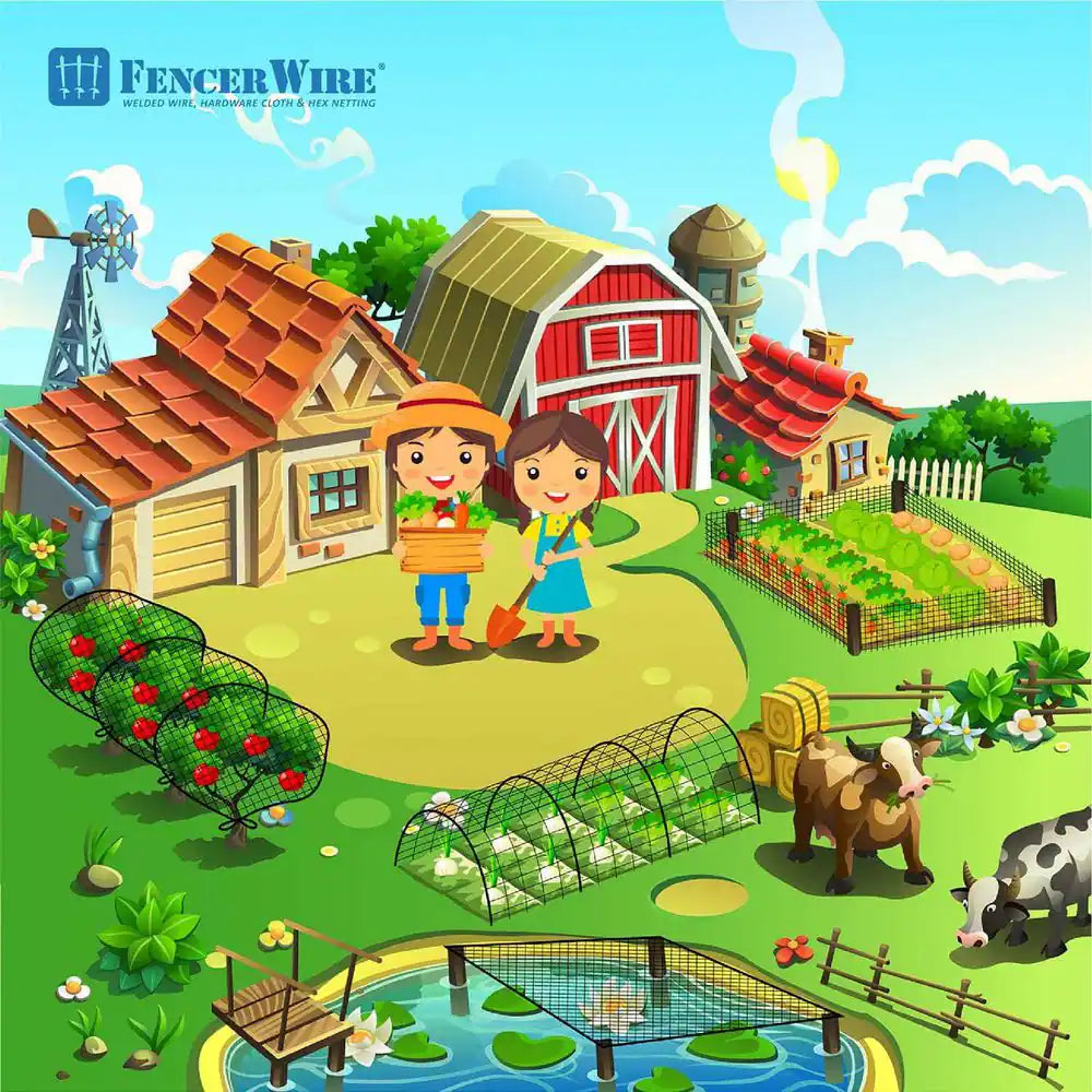 7 Ft. X 100 Ft. X 3/4 In. Black Plastic Bird Netting for Vegetable, Tree and Fruit